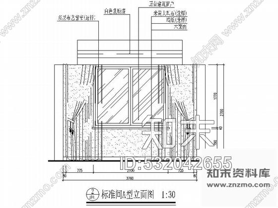 施工图广东某四星酒店标准间施工图cad施工图下载【ID:532042655】