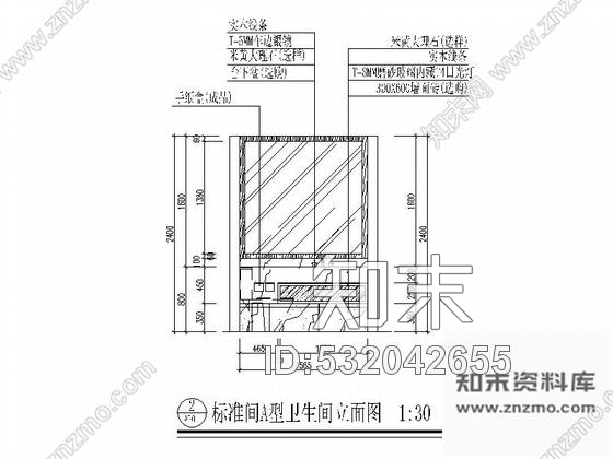 施工图广东某四星酒店标准间施工图cad施工图下载【ID:532042655】