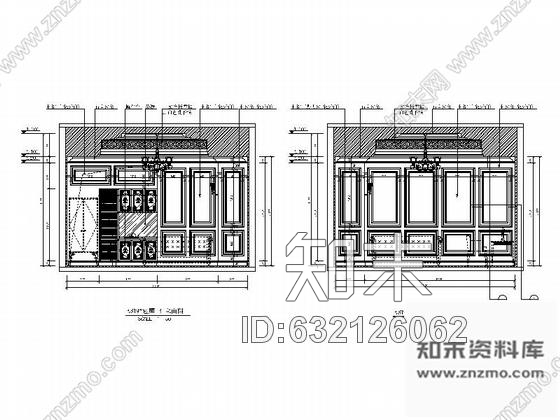 施工图北京奢华KTV包厢室内装修施工图cad施工图下载【ID:632126062】