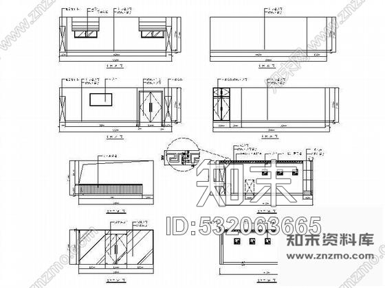 施工图大酒店销售部及商务中心设计图cad施工图下载【ID:532063665】