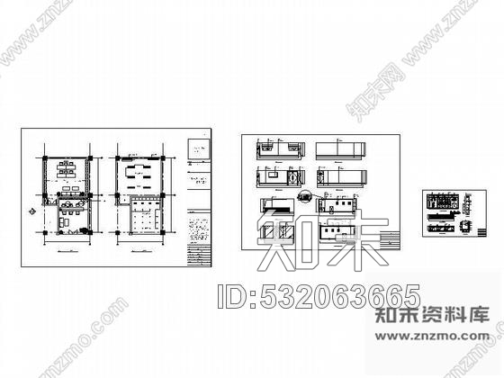 施工图大酒店销售部及商务中心设计图cad施工图下载【ID:532063665】