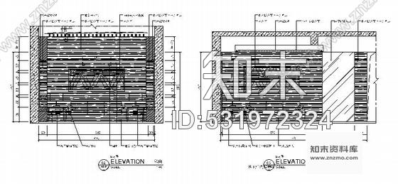 施工图江苏某现代中式双层别墅室内装修施工图含效果cad施工图下载【ID:531972324】