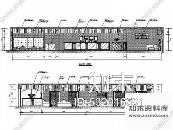 施工图浙江SOHO酒吧室内装修图cad施工图下载【ID:532016591】