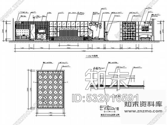 施工图浙江SOHO酒吧室内装修图cad施工图下载【ID:532016591】