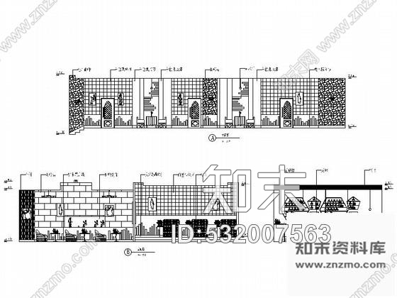 施工图某足球主题餐厅设计装修图含效果cad施工图下载【ID:532007563】