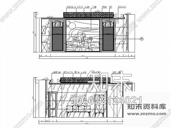 施工图北京欧式量贩式KTV包厢室内设计装修图cad施工图下载【ID:632124021】