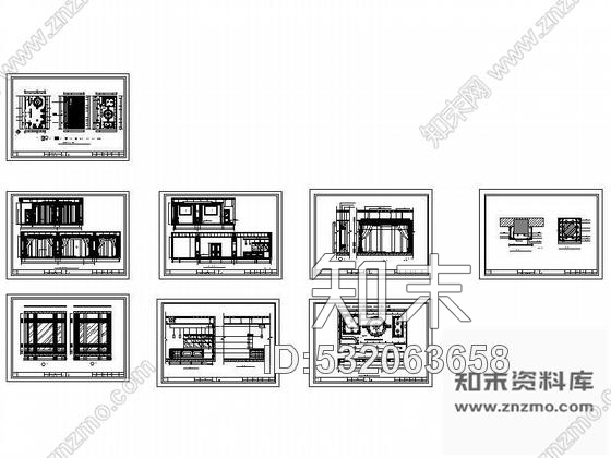 施工图常用宴会厅装修图cad施工图下载【ID:532063658】