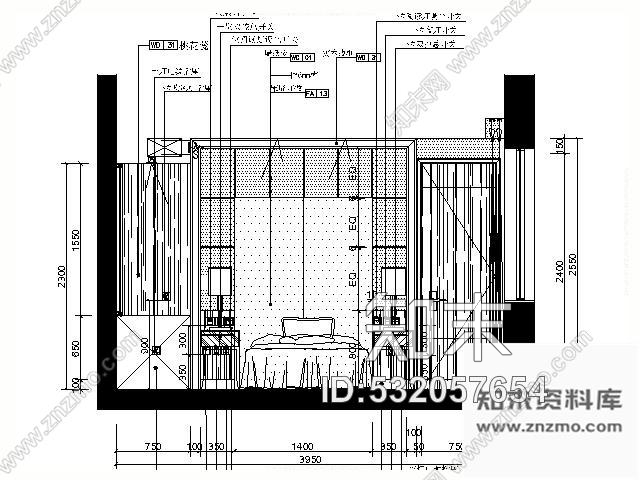 施工图哈尔滨五星酒店两套客房装修图cad施工图下载【ID:532057654】