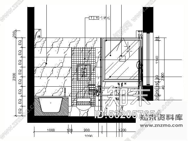 施工图哈尔滨五星酒店两套客房装修图cad施工图下载【ID:532057654】