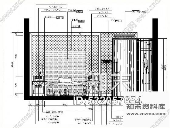施工图哈尔滨五星酒店两套客房装修图cad施工图下载【ID:532057654】