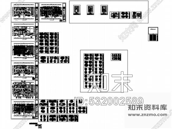 施工图四川中式古香古韵特色茶楼室内装修施工图cad施工图下载【ID:532002589】