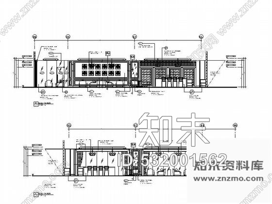 施工图优雅浪漫法式餐厅及雪茄吧室内装修图含效果图cad施工图下载【ID:532001562】