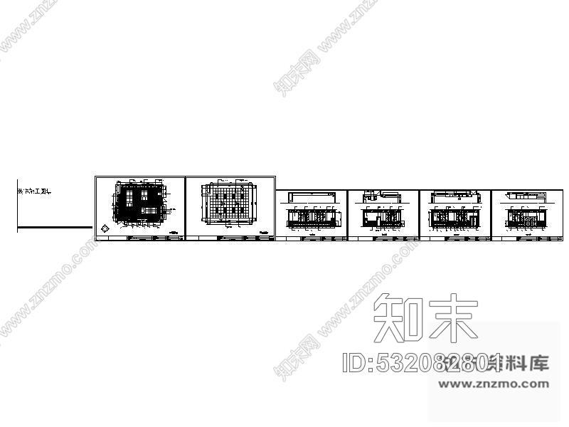 施工图某学校教师办公室改造装修图cad施工图下载【ID:532082801】