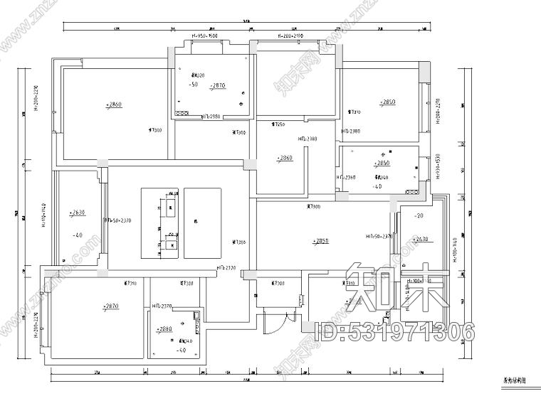 凯旋门现代木质简约风豪宅设计施工图附效果图施工图下载【ID:531971306】