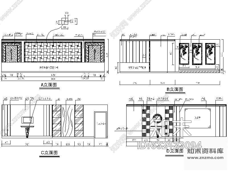 施工图江西某现代KTV空间装修图cad施工图下载【ID:632123094】