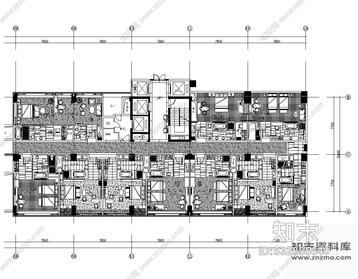 施工图重庆五星级大酒店装饰工程图含效果cad施工图下载【ID:532055640】