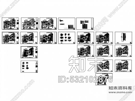 施工图杭州某药业公司22层办公空间装修图cad施工图下载【ID:532102876】