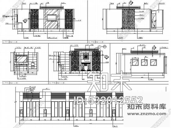 施工图常州某大酒店大堂餐厅装修图含效果cad施工图下载【ID:532012552】