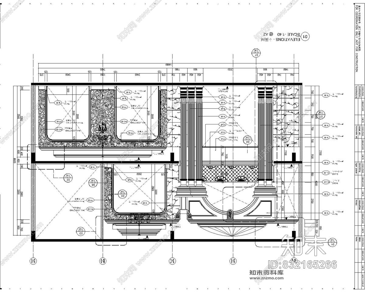 云澜湾置业-浪漫大气的售楼处施工图含效果图-科林斯&amp;建筑师.事务所施工图下载【ID:832165266】