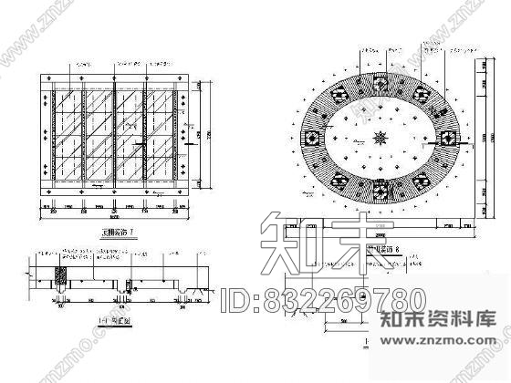 图块/节点CAD设计宝典-造型顶cad施工图下载【ID:832269780】
