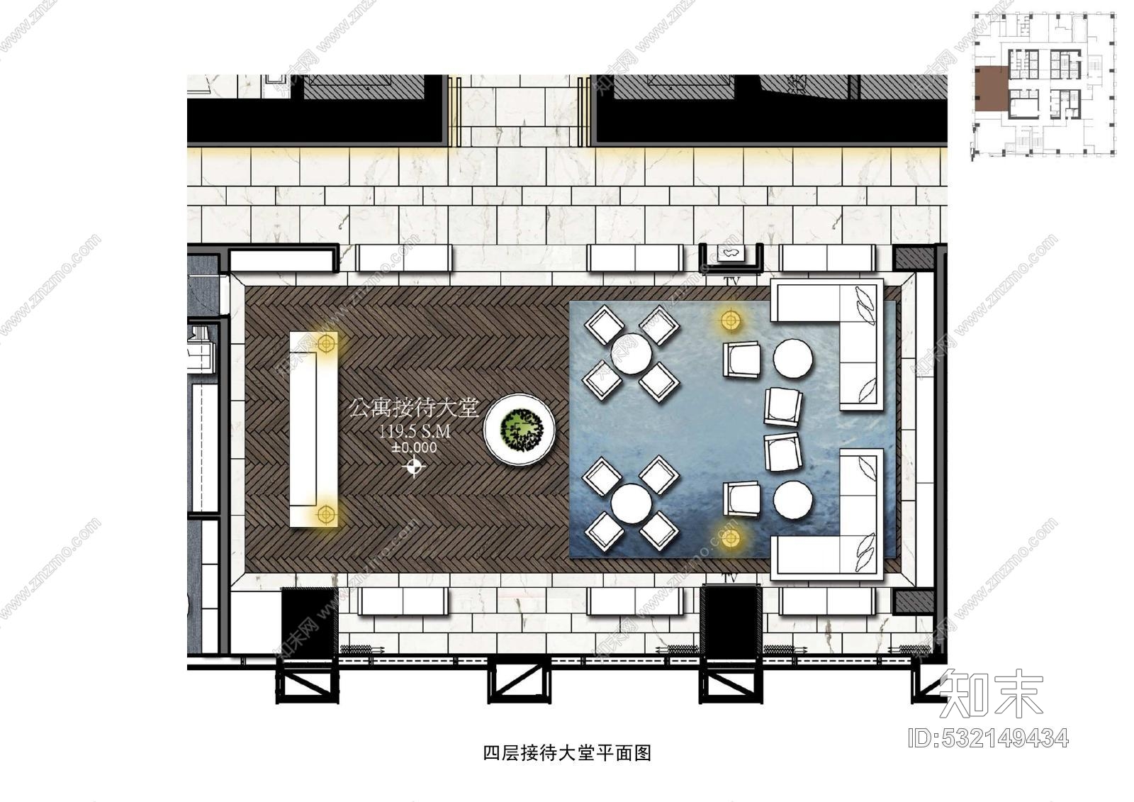 梁志天北京達美中心廣場酒店式公寓及寓深化豪宅項目-公設計方案cad施工图下载【ID:532149434】