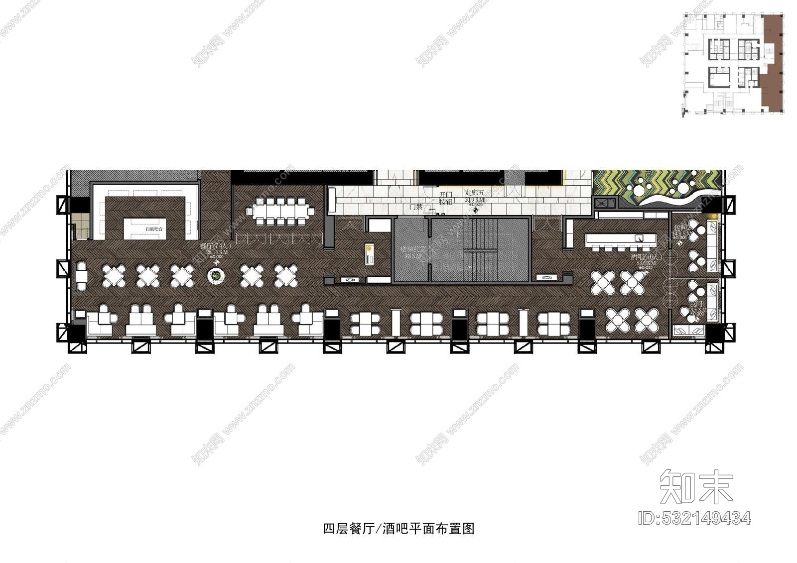 梁志天北京達美中心廣場酒店式公寓及寓深化豪宅項目-公設計方案cad施工图下载【ID:532149434】