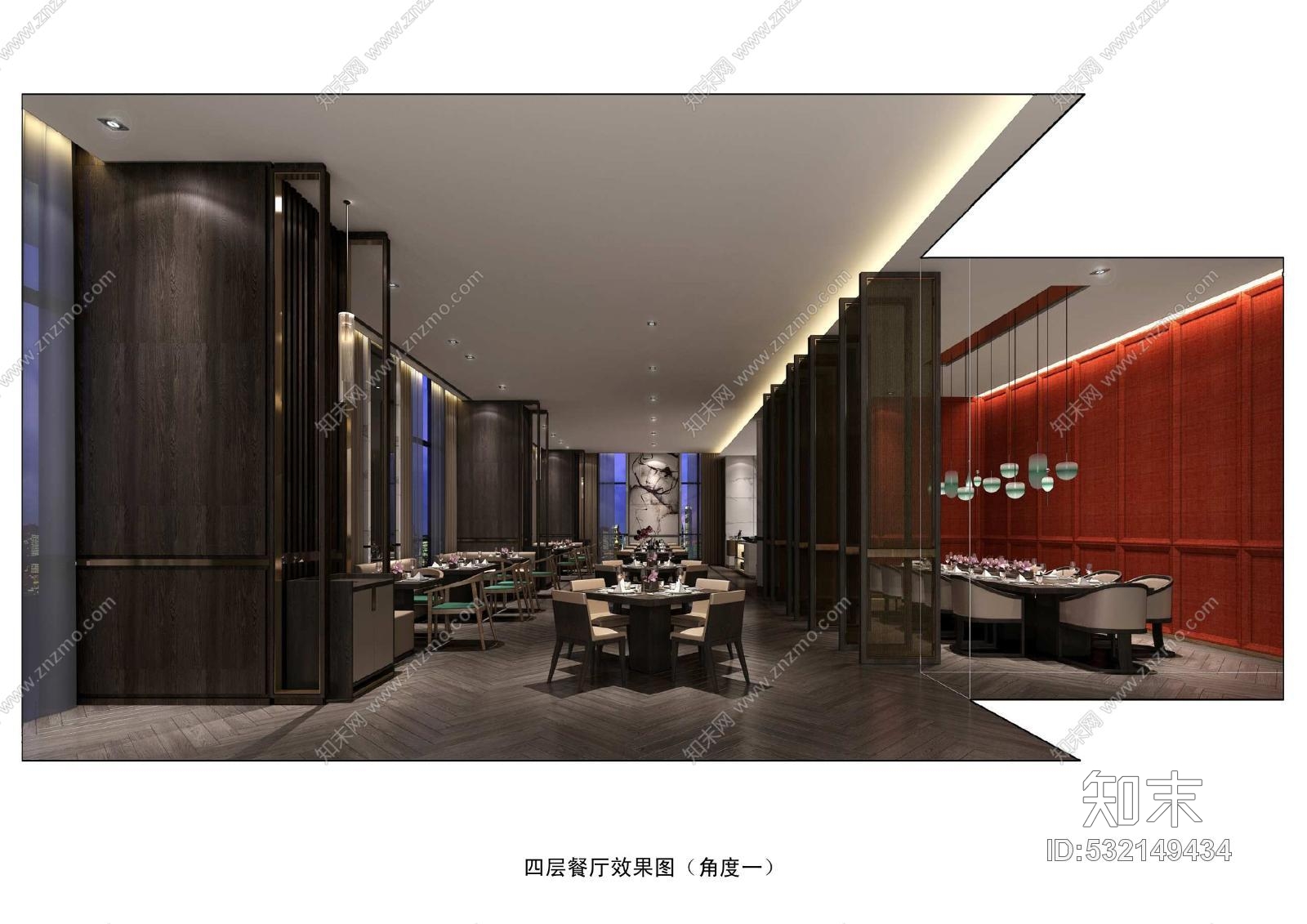 梁志天北京達美中心廣場酒店式公寓及寓深化豪宅項目-公設計方案cad施工图下载【ID:532149434】