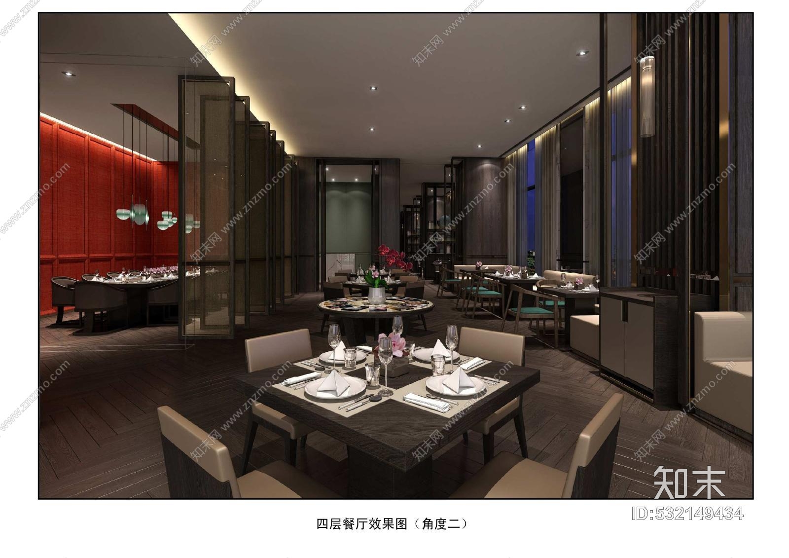 梁志天北京達美中心廣場酒店式公寓及寓深化豪宅項目-公設計方案cad施工图下载【ID:532149434】