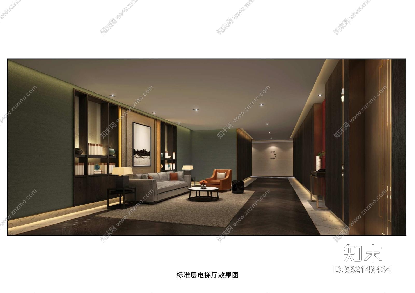 梁志天北京達美中心廣場酒店式公寓及寓深化豪宅項目-公設計方案cad施工图下载【ID:532149434】
