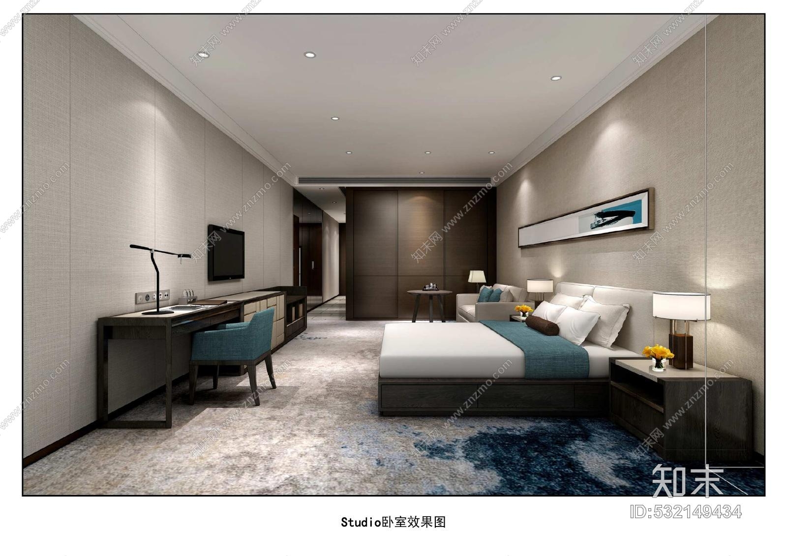 梁志天北京達美中心廣場酒店式公寓及寓深化豪宅項目-公設計方案cad施工图下载【ID:532149434】