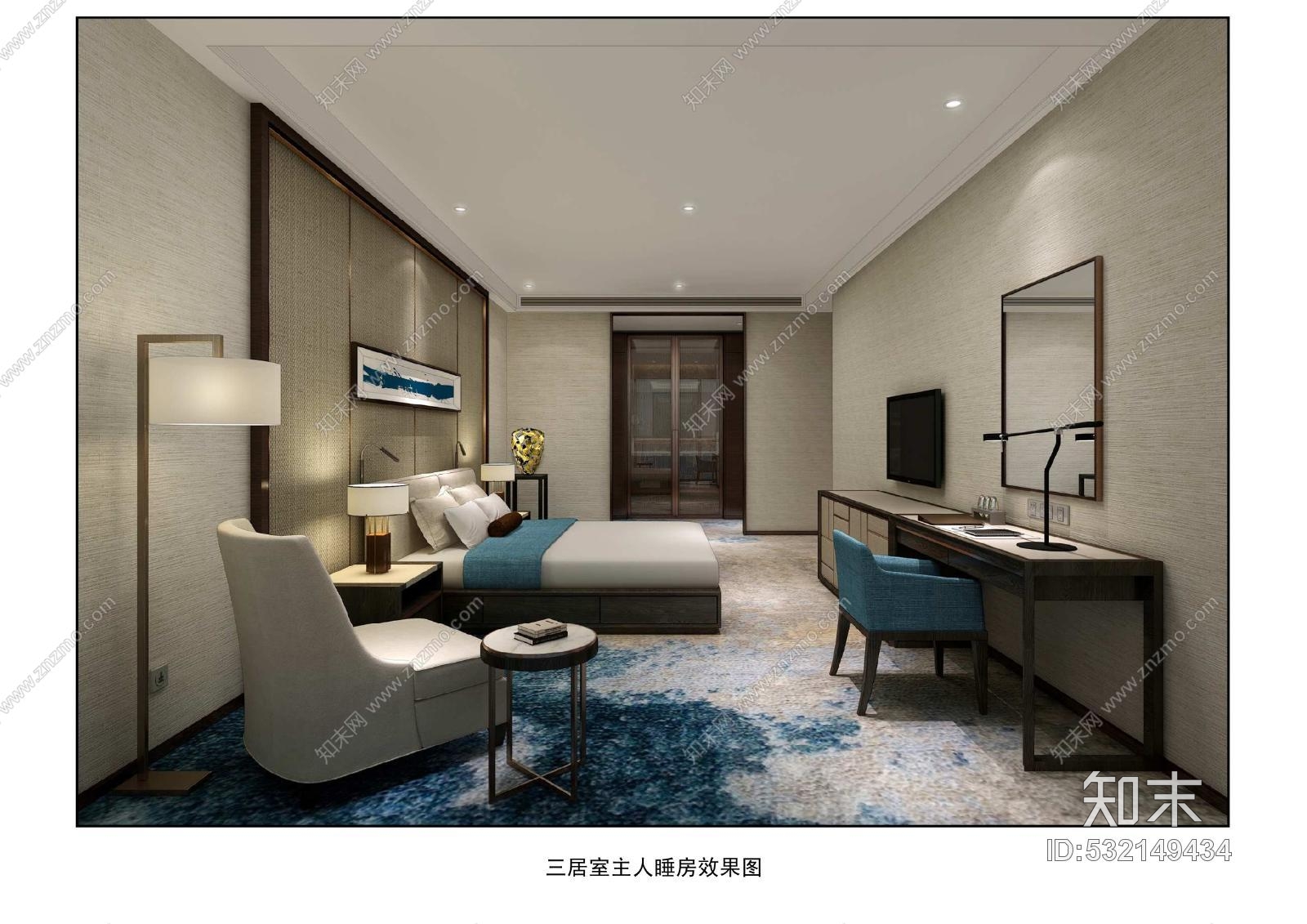梁志天北京達美中心廣場酒店式公寓及寓深化豪宅項目-公設計方案cad施工图下载【ID:532149434】