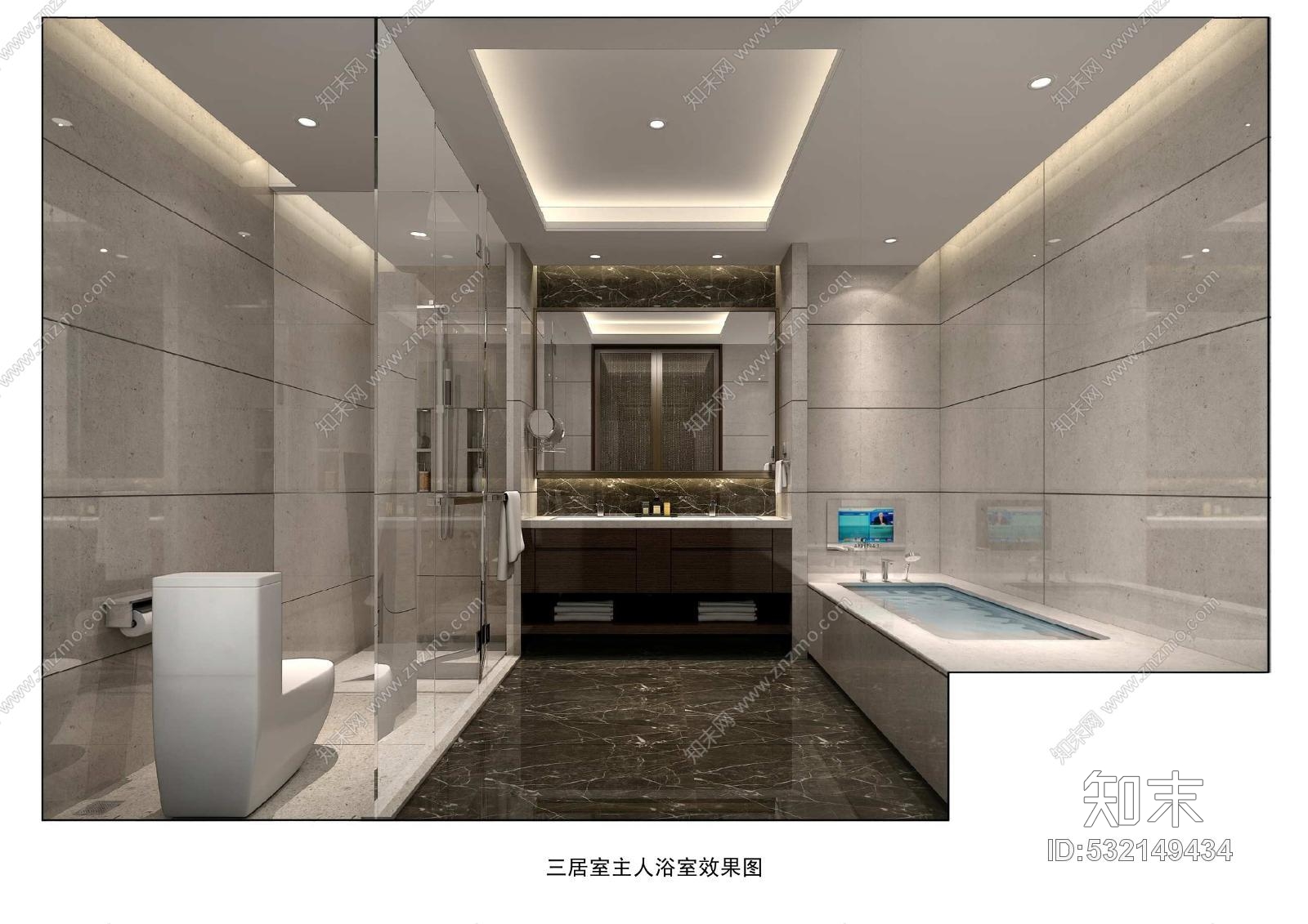 梁志天北京達美中心廣場酒店式公寓及寓深化豪宅項目-公設計方案cad施工图下载【ID:532149434】