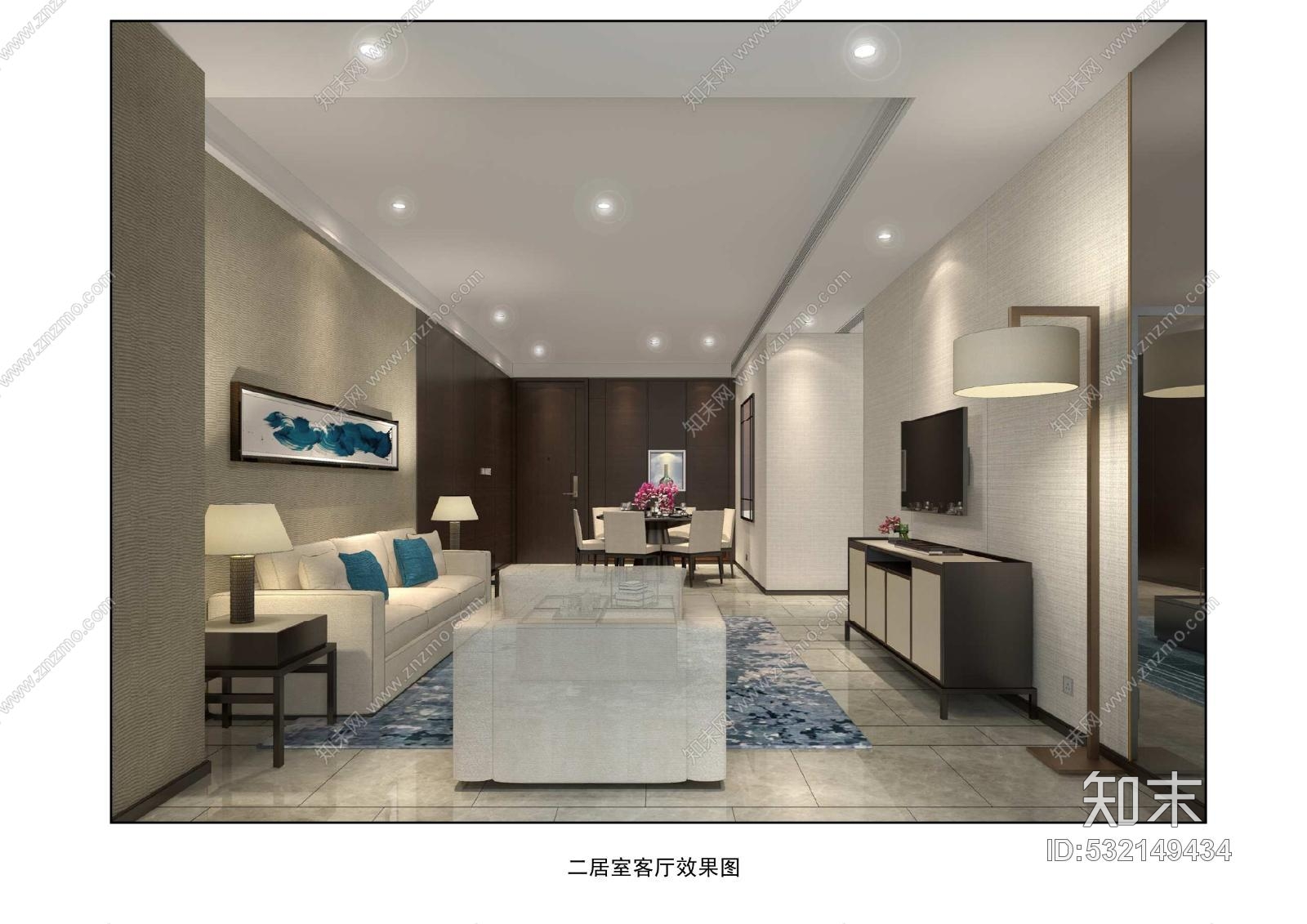 梁志天北京達美中心廣場酒店式公寓及寓深化豪宅項目-公設計方案cad施工图下载【ID:532149434】