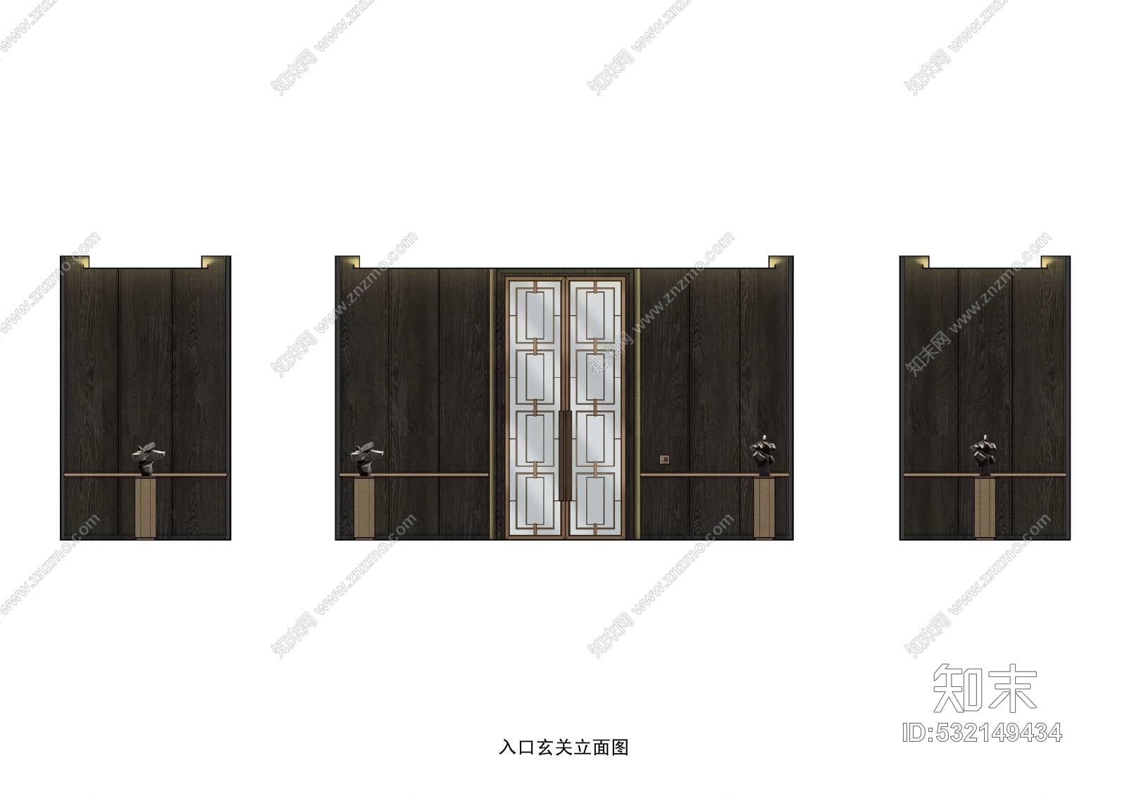 梁志天北京達美中心廣場酒店式公寓及寓深化豪宅項目-公設計方案cad施工图下载【ID:532149434】