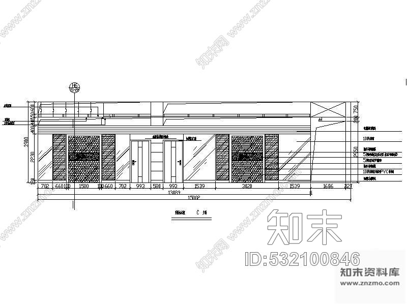 施工图成都某房产公司办公室装修图cad施工图下载【ID:532100846】