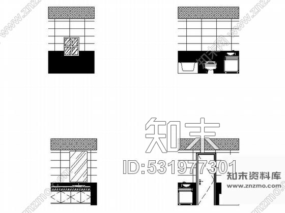 施工图北京精品欧式风格三层别墅室内装修施工图含方案效果cad施工图下载【ID:531977301】