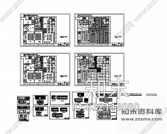 施工图某健身会所装修图cad施工图下载【ID:632113080】