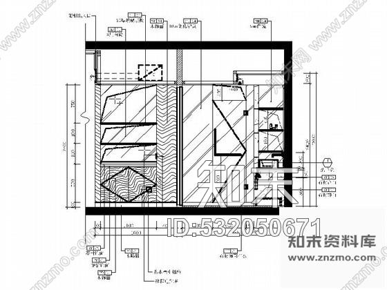 施工图长沙双人时尚客房装修图含效果cad施工图下载【ID:532050671】