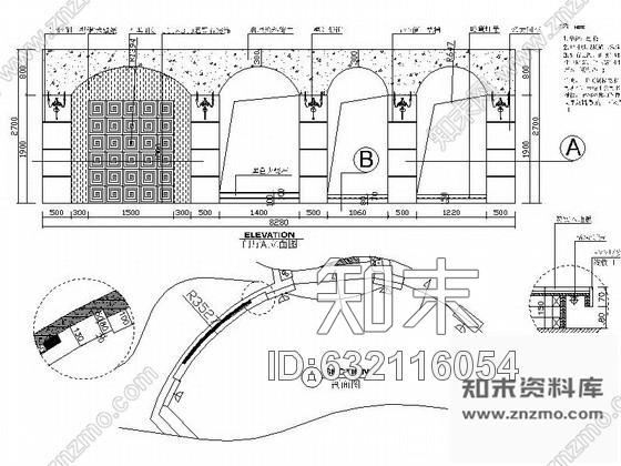 施工图江苏某时尚美容SPA会所室内装修施工图cad施工图下载【ID:632116054】