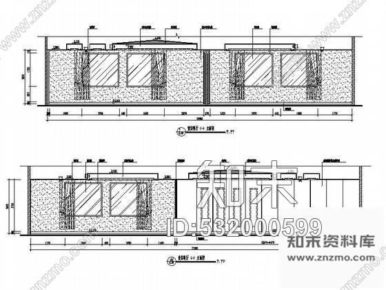 施工图广东精品新中式风格餐厅室内装修施工图含方案效果cad施工图下载【ID:532000599】