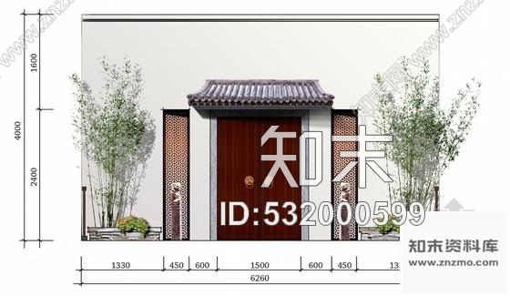 施工图广东精品新中式风格餐厅室内装修施工图含方案效果cad施工图下载【ID:532000599】