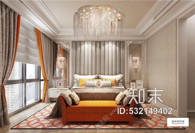 上海朱周空间重庆凯德来福士公寓样板房丨效果图cad施工图下载【ID:532149402】