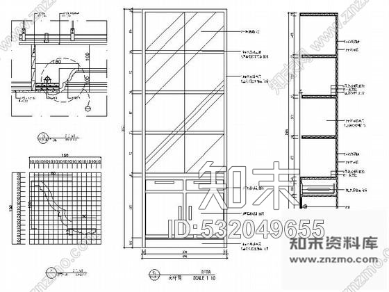 施工图精装酒店美发店室内装修图cad施工图下载【ID:532049655】