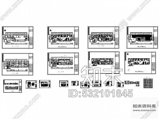 施工图温州某办公空间层设计方案cad施工图下载【ID:532101845】