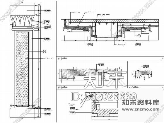 施工图广东五星级文化主题酒店装修CAD竣工图含实景施工图下载【ID:532026639】