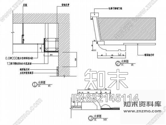 施工图深圳某标准层电梯厅及走道装修图cad施工图下载【ID:632145114】