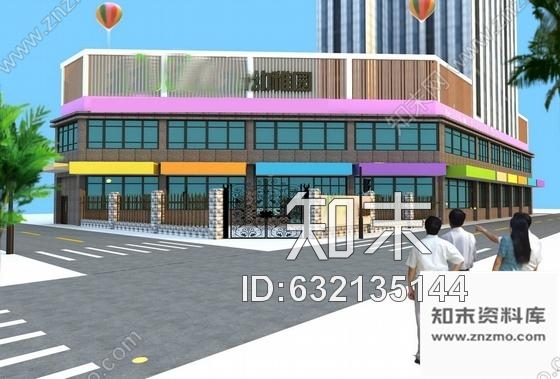 施工图江西省级示范现代风格幼儿园装修施工图含效果cad施工图下载【ID:632135144】