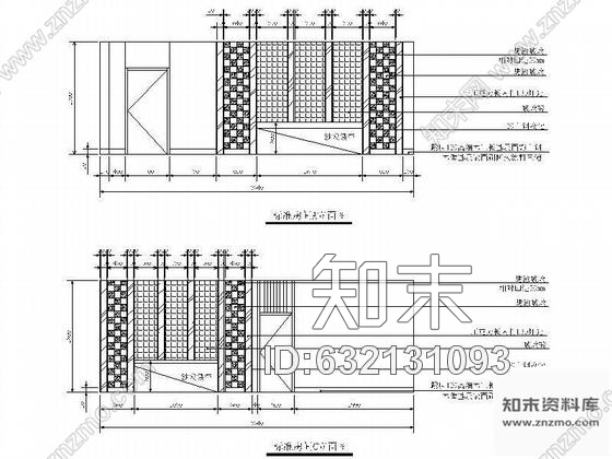 施工图呼和浩特KTV音乐俱乐部标间装修图cad施工图下载【ID:632131093】