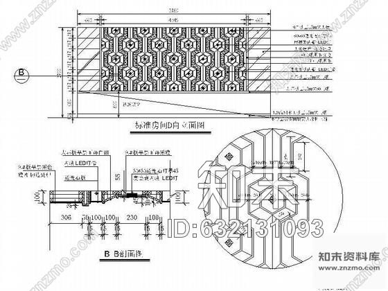 施工图呼和浩特KTV音乐俱乐部标间装修图cad施工图下载【ID:632131093】