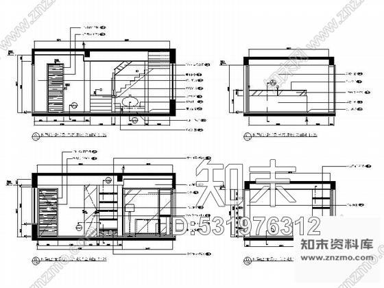 施工图上海精品现代大气三层小别墅施工图cad施工图下载【ID:531976312】